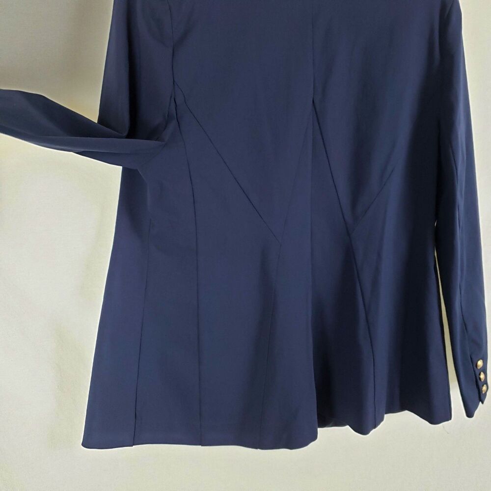 Lane Byrant Double Breasted Military Blazer Womens 18 Navy Blue Nautical Prep - Picture 5 of 8